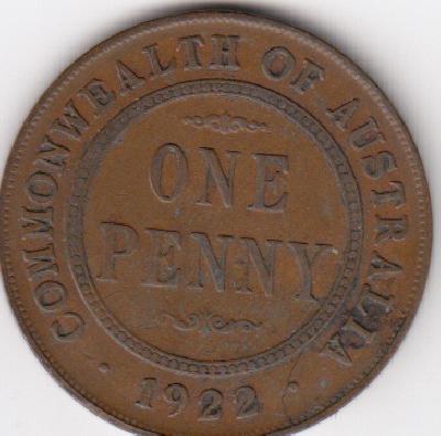 Beschrijving: 1 Penny GEORGIUS V  